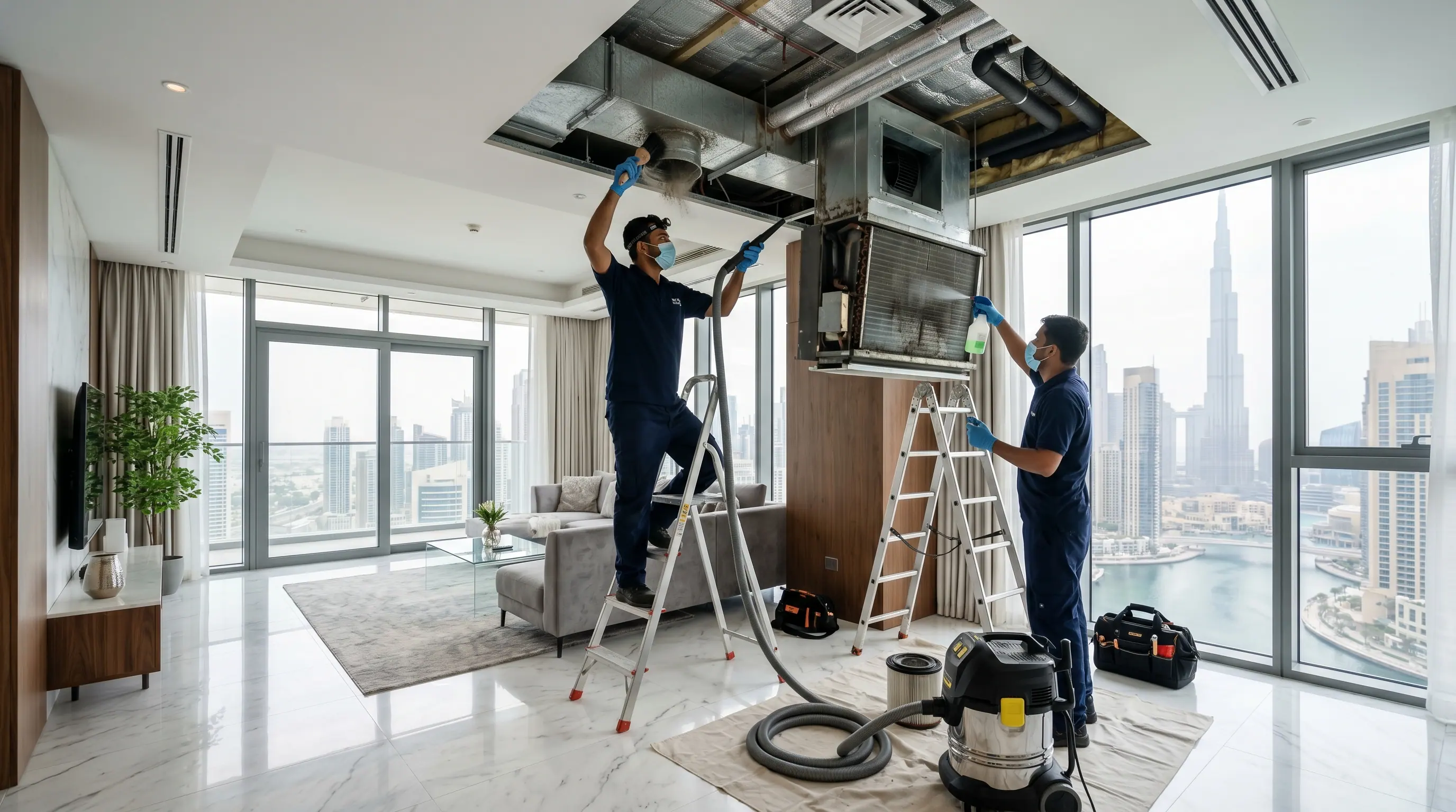 Central AC Cleaning