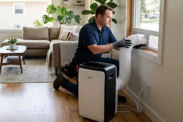 Portable AC Installation