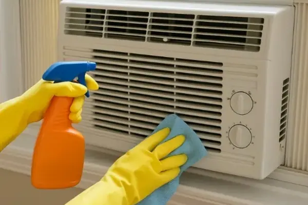 Window AC Cleaning