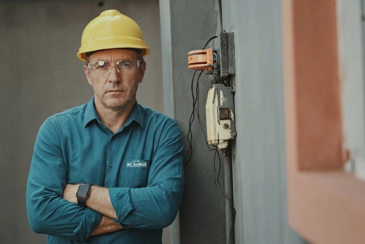 AC Gurus certified technician in Dubai